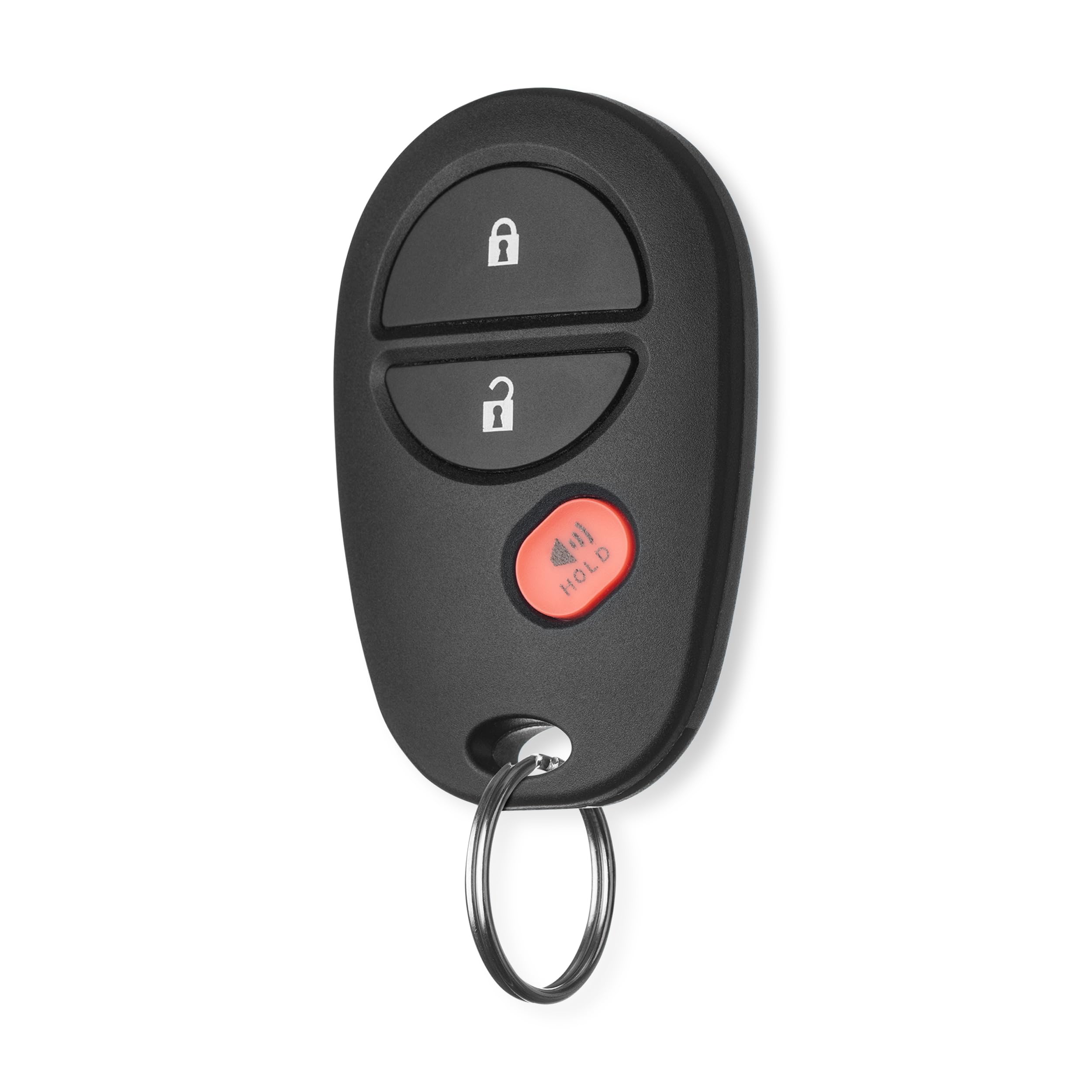 FOBTEK Key Fob Keyless Entry Remote for Toyota Tacoma Tundra Sienna Sequoia Replacement for GQ43VT20T, 89742-AE010