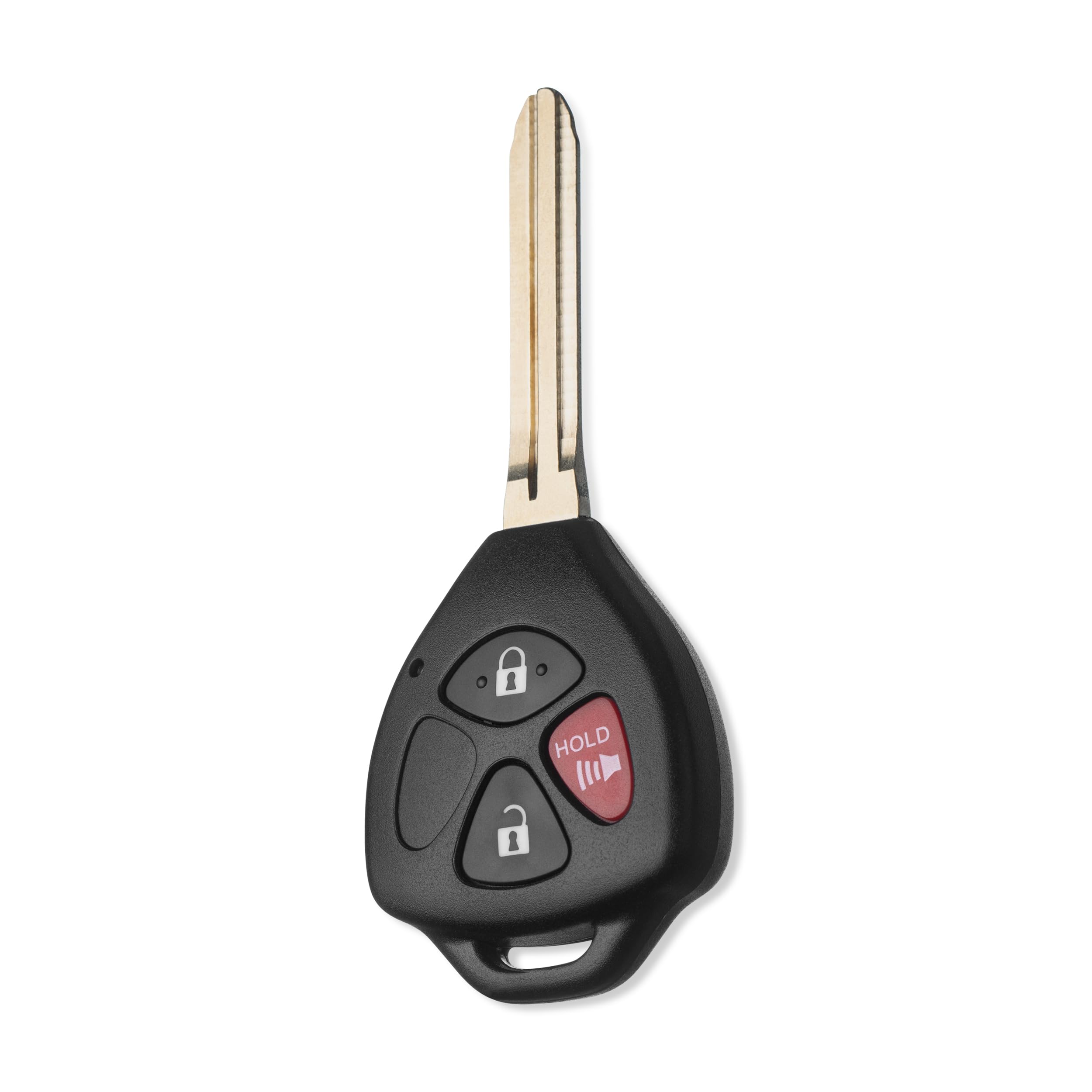 FOBTEK Keyless Entry Remote Head Key Fob for Toyota 4Runner RAV4 Yaris Replacement for HYQ12BBY, 89070-52850 (for G chip, 3-Button)