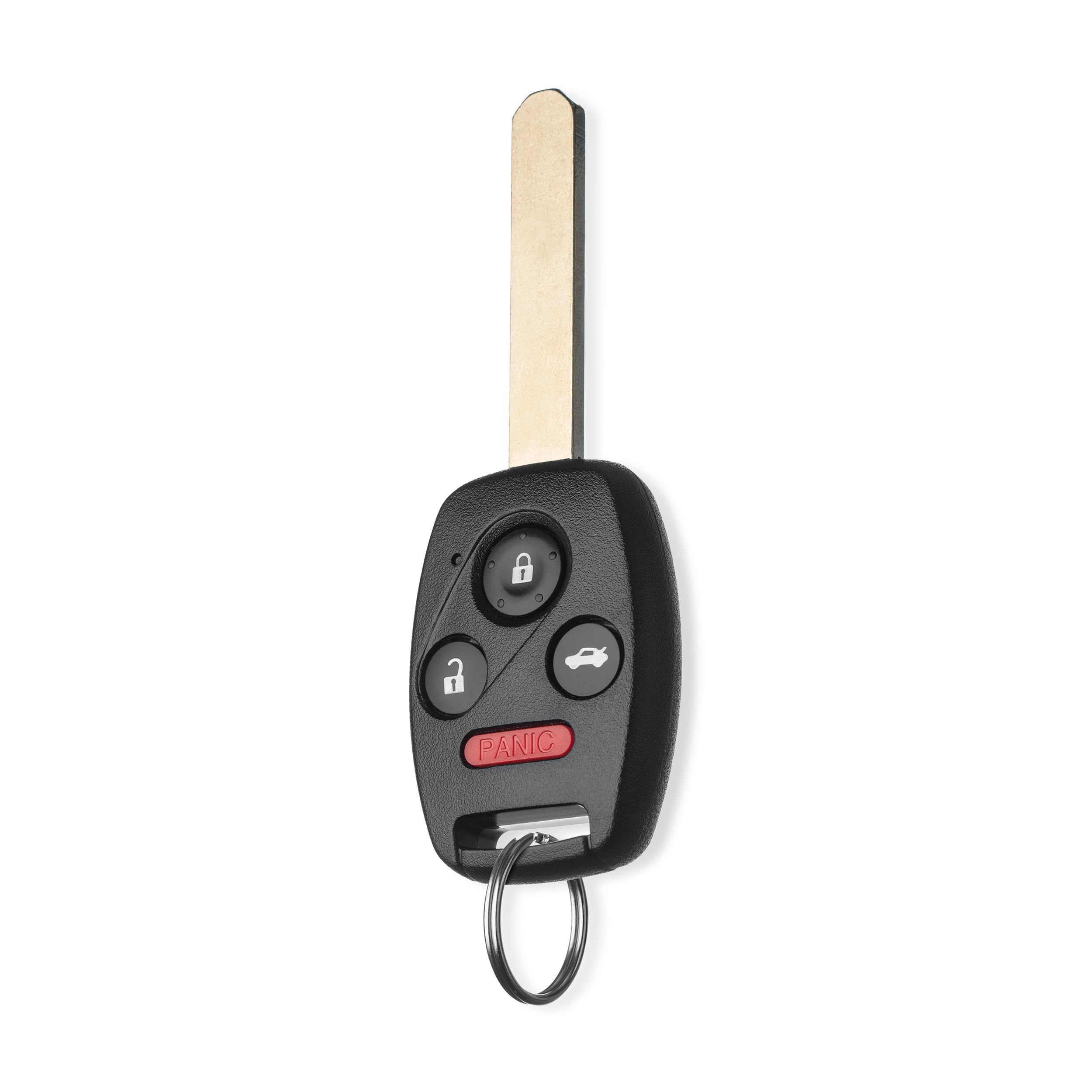 FOBTEK Keyless Entry Remote Head Key Fob for Honda Accord Coupe CR-V Acura TL TSX Replacement for MLBHLIK-1T, 35118-TE0-A10 (for ID46, 4-Button)
