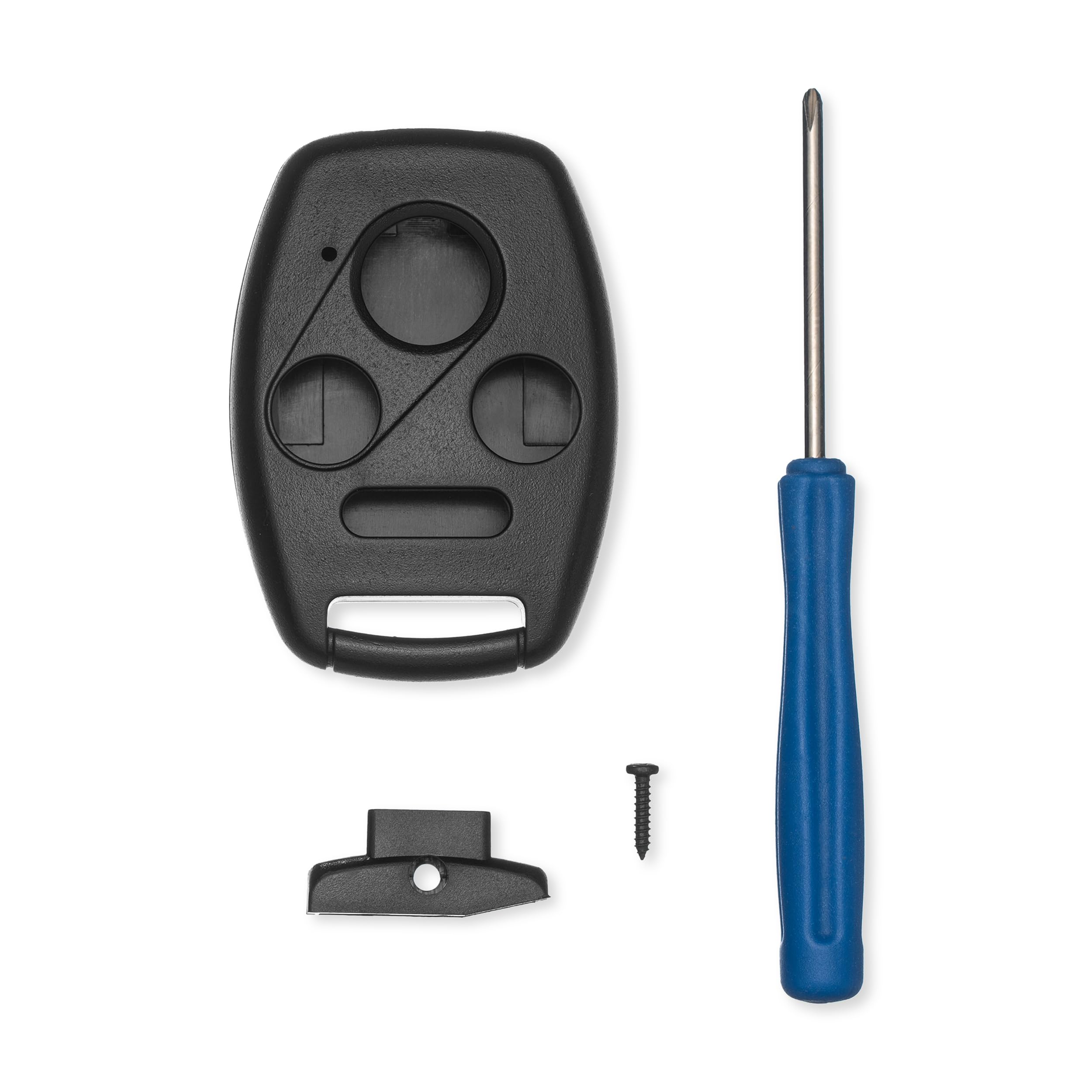 FOBTEK Key Fob Keyless Entry Remote Shell Case for Honda Accord Civic Pilot CR-V Replacement for KR55WK49308