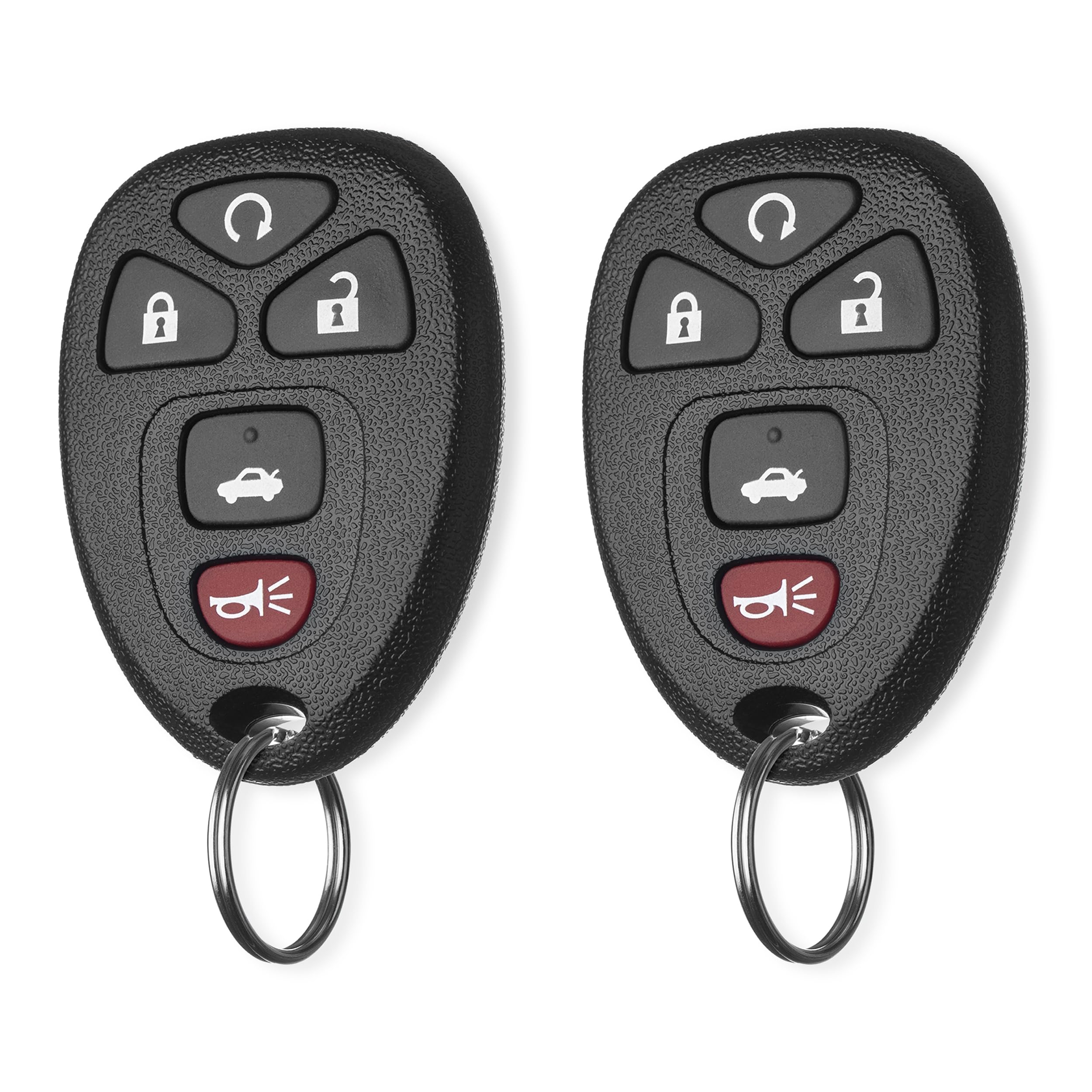 FOBTEK Key Fob Keyless Entry Remote for Chevy Impala Malibu Buick Lucerne Replacement for OUC60270, 15912860