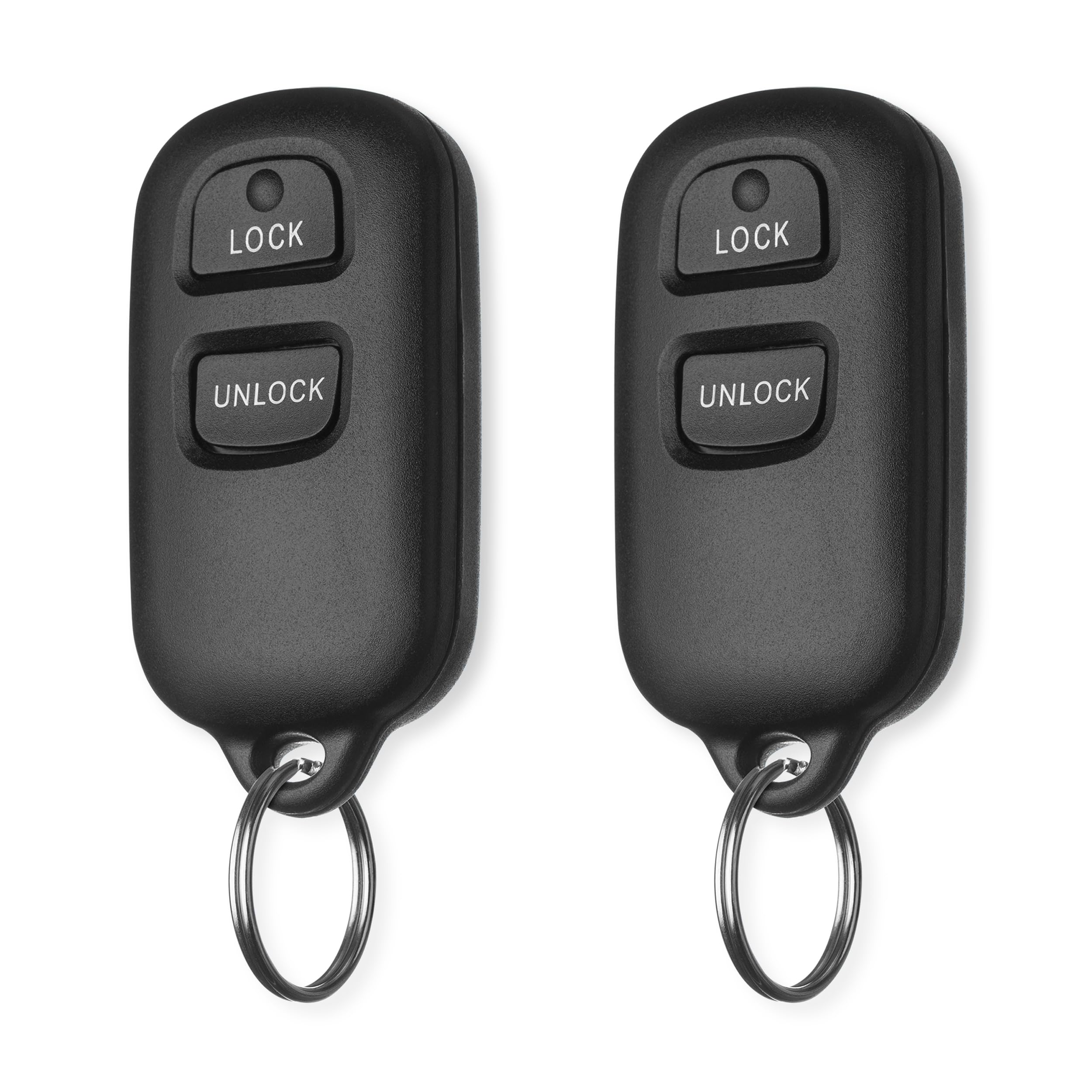 FOBTEK Key Fob Keyless Entry Remote for Toyota Camry Corolla Sienna Replacement for GQ43VT14T, 89742-06010